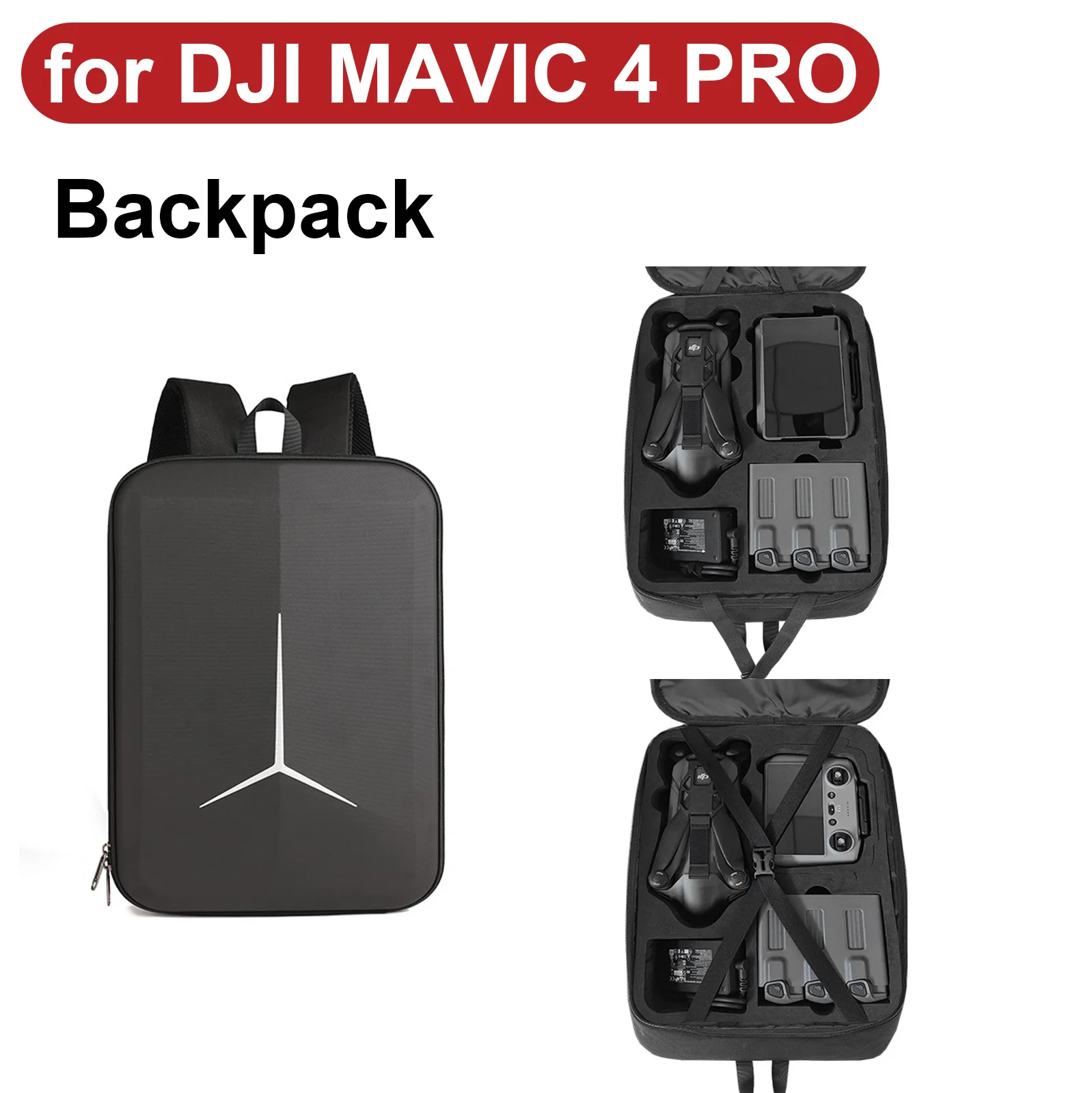 Drone Rc Cover - กระเป๋าเป้สำหรับโดรน DJI MAVIC 4 PRO/คอนโทรลเลอร์/แท่นชาร์จ กระเป๋าเก็บของ
