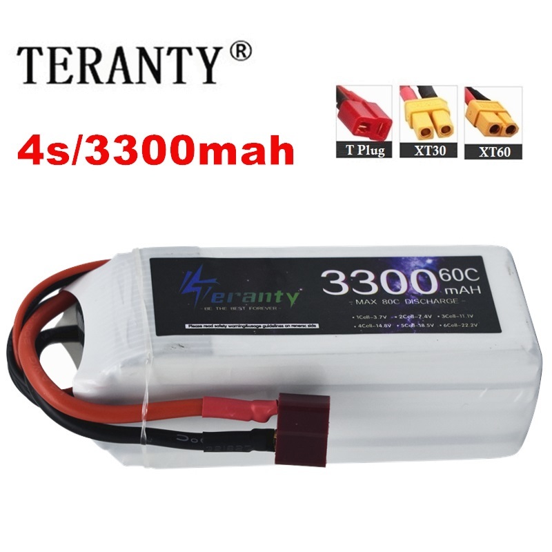Drone Rc Leading - Lipo แบตเตอรี่แบบชาร์จไฟได้4S 3300mAh 60C 14.8V สำหรับ