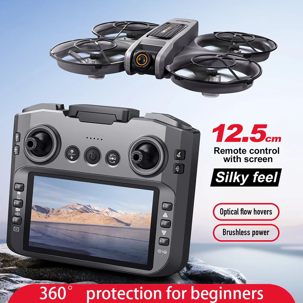 Jjrc Drone X12 - 2025 ใหม่S156 Droneหน้าจอBrushless Optical Streamตําแหน่งQuadcopterพร้อมกล้องFPV Traverserสามเณรของเล่นเครื่องบิน