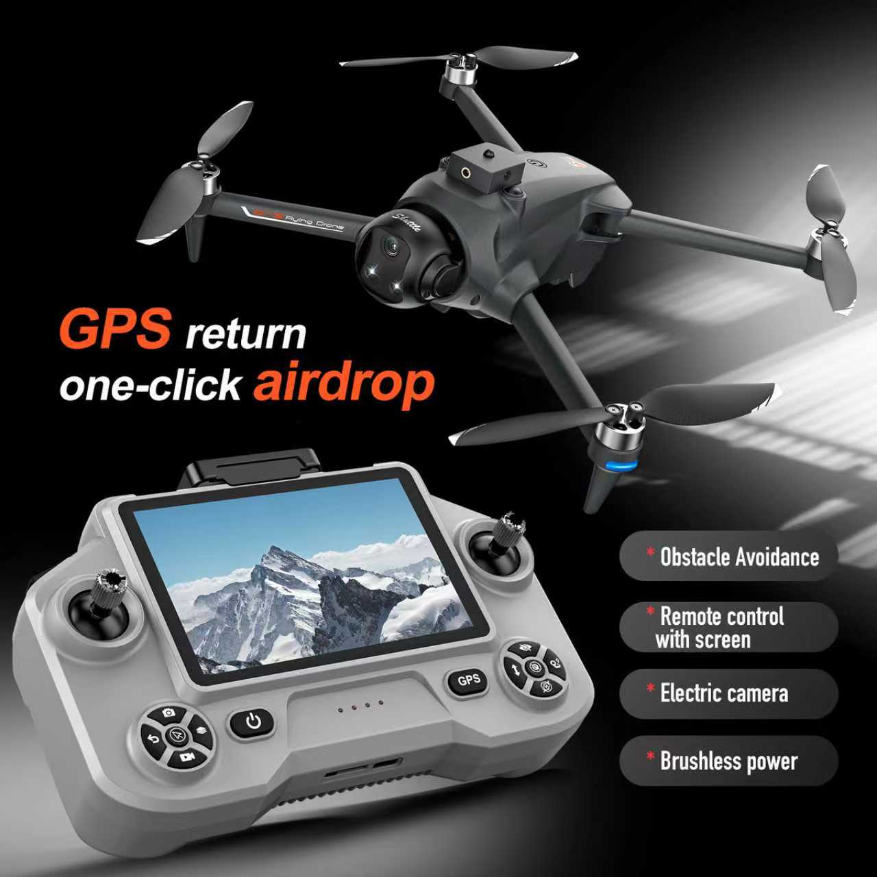 Drone Ae Rc - โดรน YL059 FPV GPS Quadcopter 8K