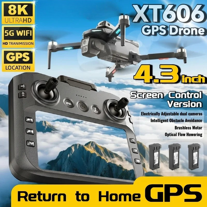 Jjrc Drone X12 - ข้อเสนอที่ดีที่สุด XT606 MAX โดรน GPS 4K