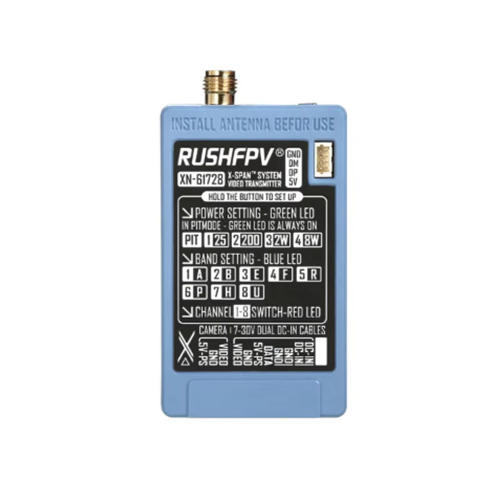 RUSHFPV 6.1‑7.2G 8W X61728 VTX - Drone Rc Toy บทวิจารณ์และราคา