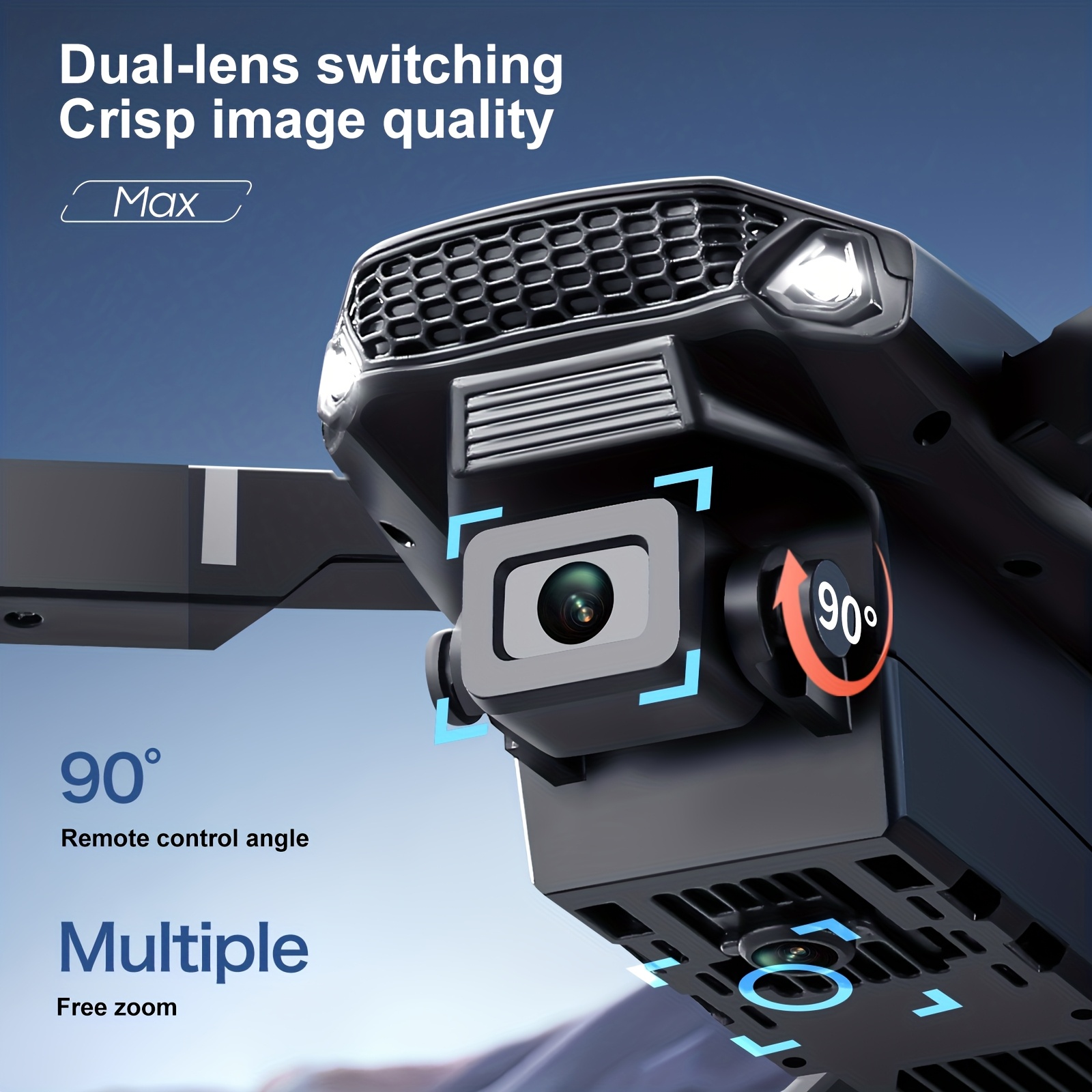 โดรนพับได้รุ่นอัปเกรด E88 PRO  - Drone Ae Rc บทวิจารณ์และราคา