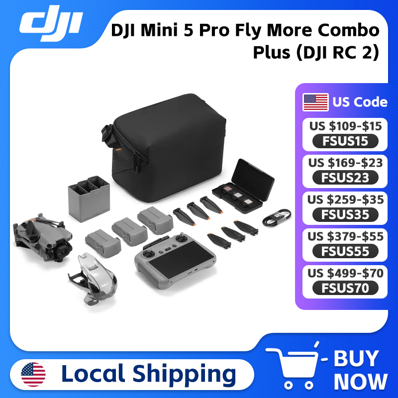 DJI Mini 5 Pro Fly More Combo  - Drone Dji Rc Mini บทวิจารณ์และราคา